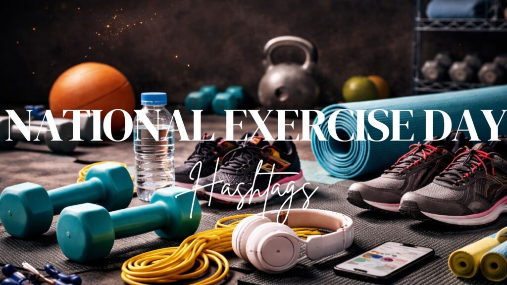 National Exercise Day Hashtags