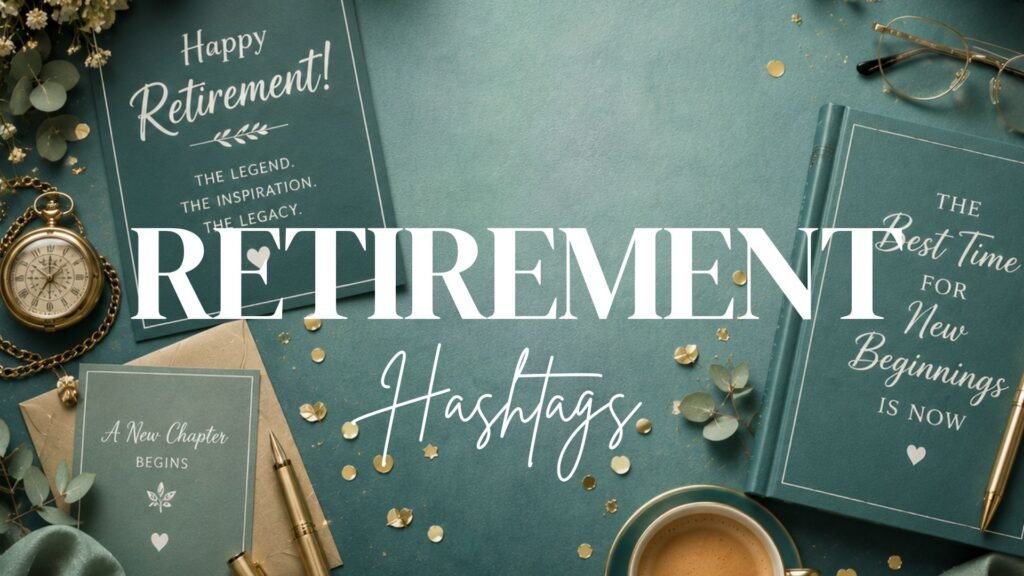 Retirement Hashtags